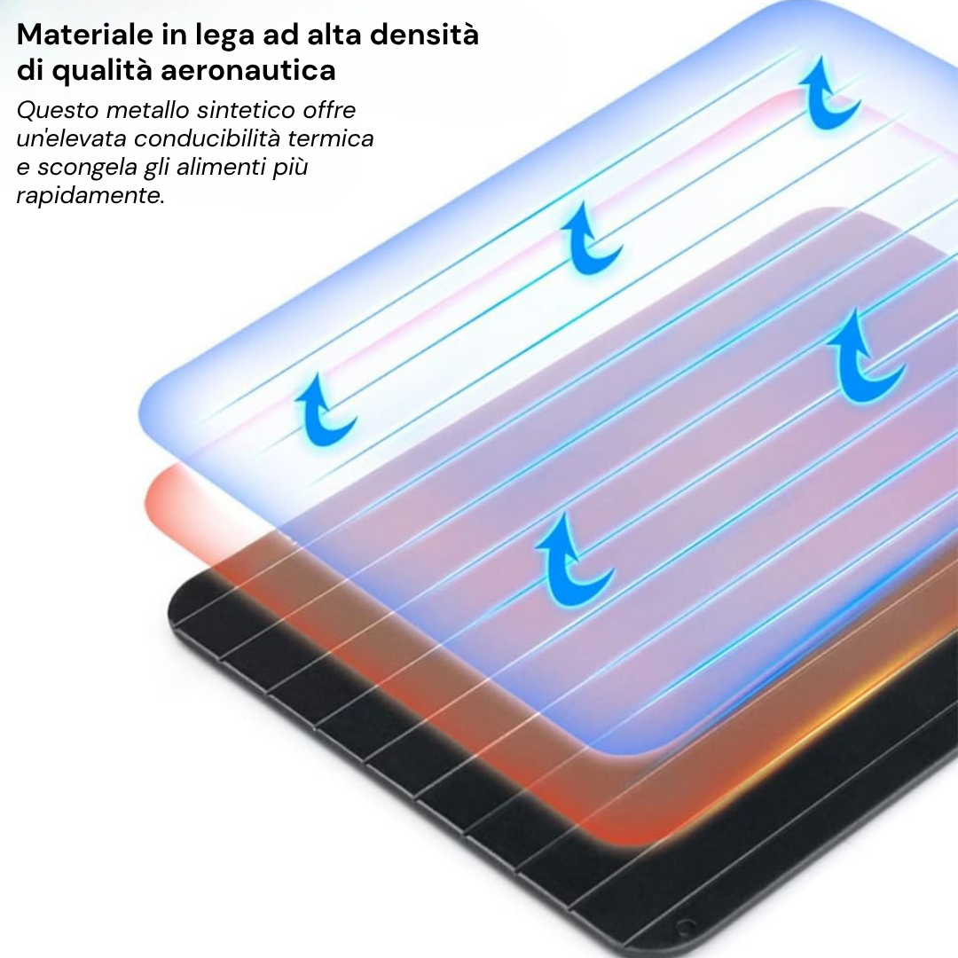 Vassoio scongelante per carne