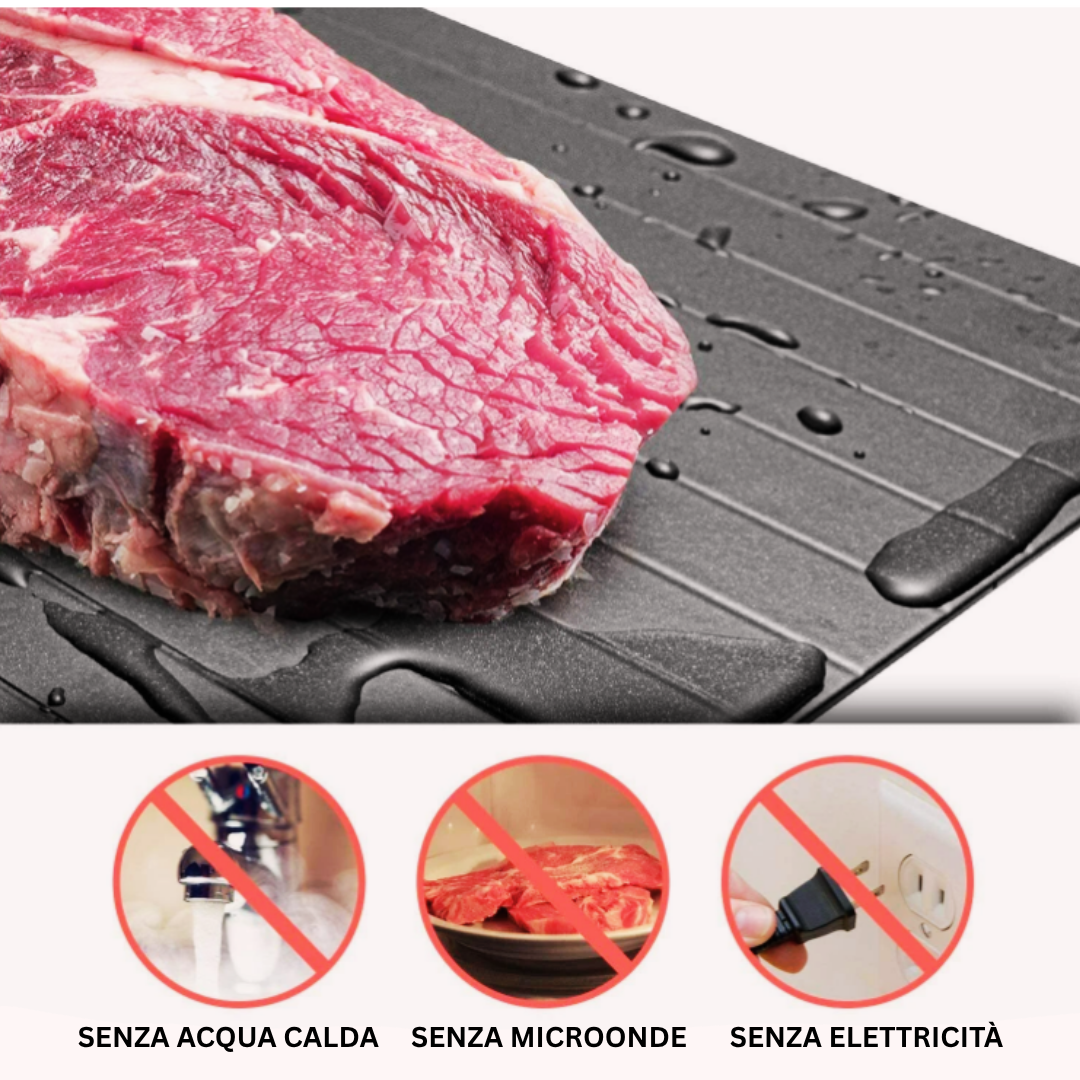 Vassoio scongelante per carne
